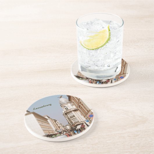 Luxemburg Sandstein Untersetzer (Seite)