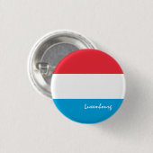 Luxemburg-Schaltfläche, patriotische Luxemburger F Button (Vorne & Hinten)