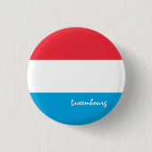 Luxemburg-Schaltfläche, patriotische Luxemburger F Button (Vorderseite)