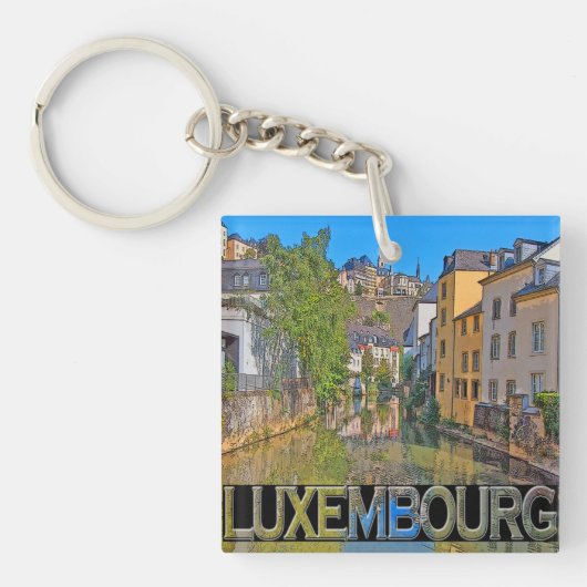 Luxemburg Schlüsselanhänger (Vorderseite)