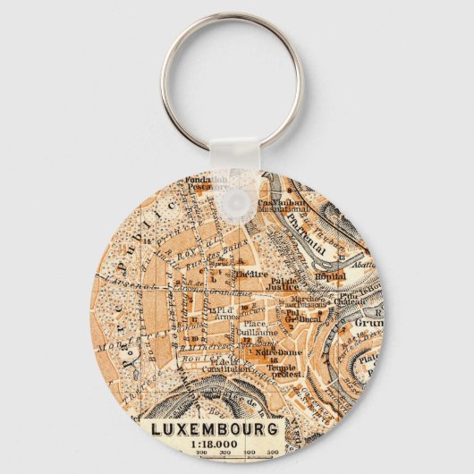 Luxemburg Schlüsselanhänger (Vorderseite)