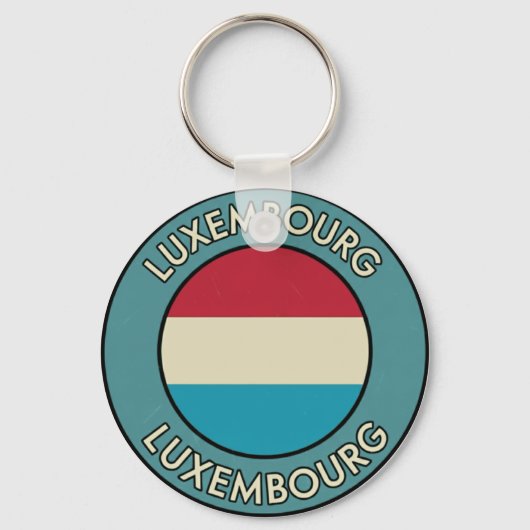 Luxemburg Schlüsselanhänger (Vorderseite)
