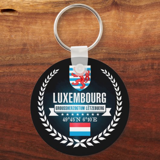 Luxemburg Schlüsselanhänger (Vorderseite)