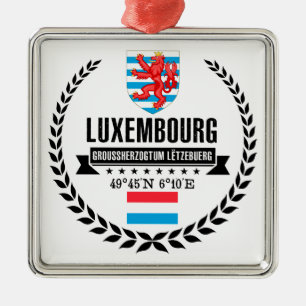 Luxemburg Silbernes Ornament