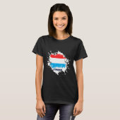 Luxemburg Splash T-Shirt (Vorne ganz)