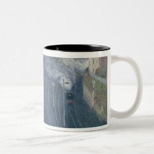 Luxemburg Station, Brüssel, 1903 Zweifarbige Tasse