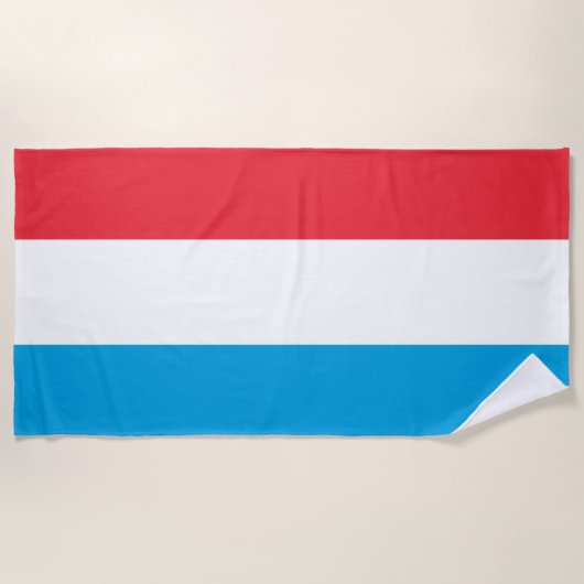 Luxemburg Strandtuch (Vorderseite)