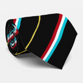 Luxemburg stripes Flagge Krawatte (Gerollt)