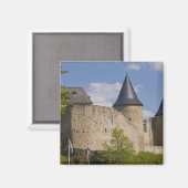 Luxemburg, Sure River Valley. Bourscheid Magnet (Vorderseite/Rückseite)