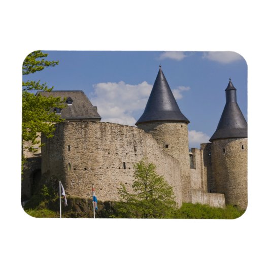 Luxemburg, Sure River Valley. Bourscheid Magnet (Horizontal)