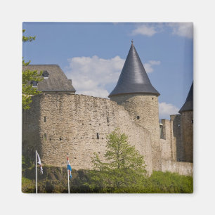 Luxemburg, Tal des Flusses Sauer. Bourscheid, Magnet