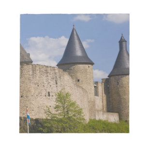 Luxemburg, Tal des Flusses Sauer. Bourscheid, Notizblock