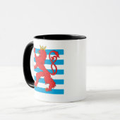 Luxemburg-Tasse - zivile Flagge Tasse (Vorderseite Links)