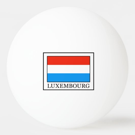 Luxemburg Tischtennisball (Vorderseite)