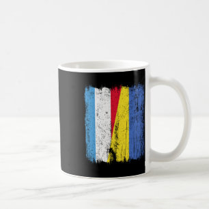 Luxemburg Ukraine Halbflagge Luxemburgisch Ukraini Kaffeetasse