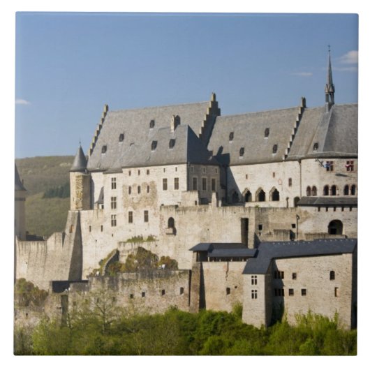 Luxemburg, Vianden. Vianden Chateau (b. 15. Fliese (Vorderseite)