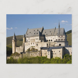 Luxemburg, Vianden. Vianden Schloss (b. 15.Jh. Postkarte