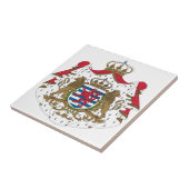 Luxemburg-Wappen Fliese (Seite)