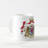 Luxemburg-Wappen Kaffeetasse (Vorderseite Links)