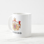 Luxemburg-Wappen Kaffeetasse (Vorderseite Links)