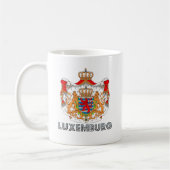 Luxemburg-Wappen Kaffeetasse (Links)