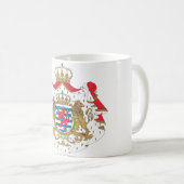 Luxemburg-Wappen Kaffeetasse (VorderseiteRechts)