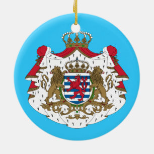 Luxemburg* Wappen Keramik Ornament