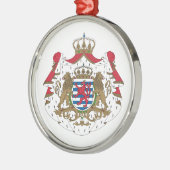 Luxemburg-Wappen Ornament Aus Metall (Links)