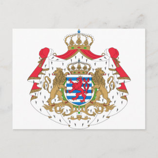Luxemburg-Wappen Postkarte