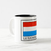 Luxemburg Zweifarbige Tasse (Vorderseite Links)