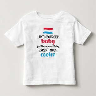 Luxemburger Baby, viel Cooler Niedlich Kleinkind T-shirt