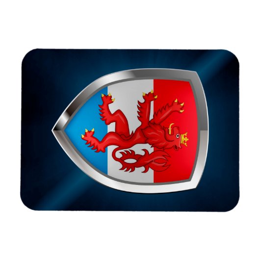 Luxemburger Emblem Magnet (Horizontal)