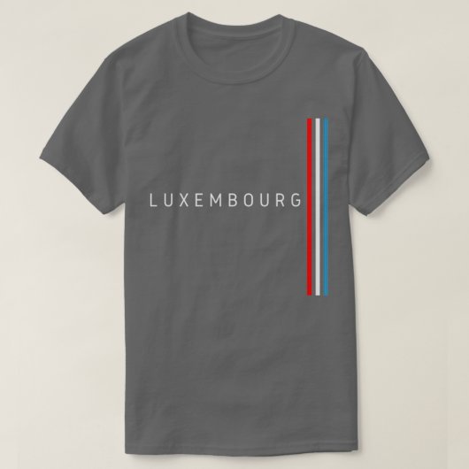 Luxemburger Flagge 1 T-Shirt (Design vorne)