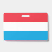 Luxemburger Flagge Ausweis (Rückseite)