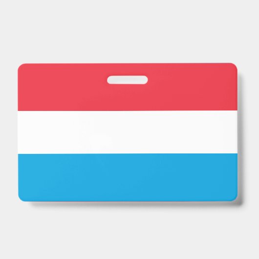 Luxemburger Flagge Ausweis (Vorderseite)