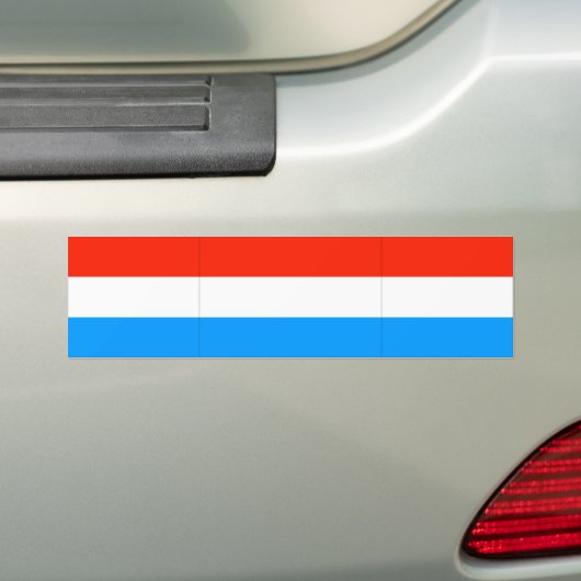 Luxemburger Flagge Autoaufkleber (Auf Auto)