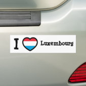 Luxemburger Flagge Autoaufkleber (Auf Auto)