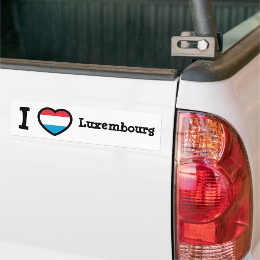 Luxemburger Flagge Autoaufkleber (Auf Lkw)
