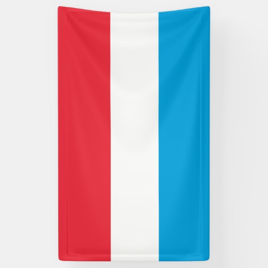 Luxemburger Flagge Banner (Vertikal)