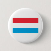 Luxemburger Flagge Button (Vorderseite)