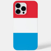 Luxemburger Flagge Case-Mate iPhone Hülle (Rückseite)