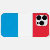 Luxemburger Flagge Case-Mate iPhone Hülle (Rückseite (Horizontal))