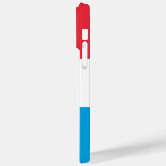 Luxemburger Flagge Case-Mate iPhone Hülle (Rückseite / Links)
