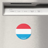 Luxemburger Flagge Charming Patriotic Magnet (In Situ (Geschirrspüler))