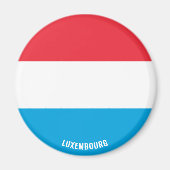 Luxemburger Flagge Charming Patriotic Magnet (Vorne)