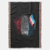 Luxemburger Flagge Decke (Vorderseite Vertikal)