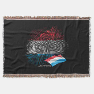 Luxemburger Flagge Decke