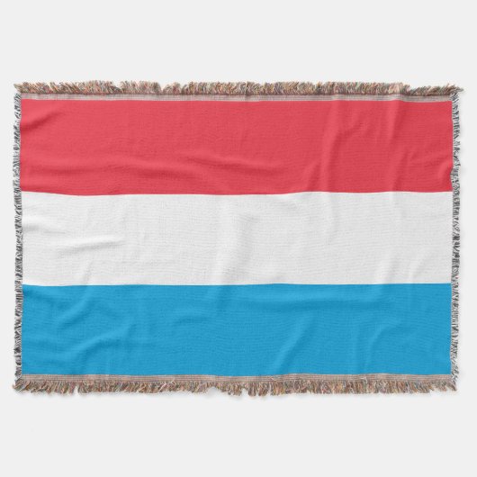 Luxemburger Flagge Decke (Vorderseite)