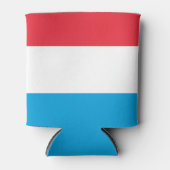 Luxemburger Flagge Dosenkühler (Vorderseite)