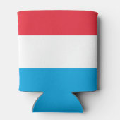 Luxemburger Flagge Dosenkühler (Rückseite)